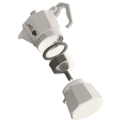 Bialetti Moka Exclusive espresso maker, 3 cups, cream