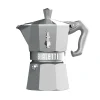 Bialetti Moka Exclusive espresso maker, 3 cups, silver