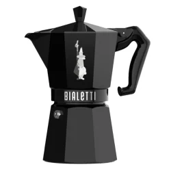 Bialetti Moka Exclusive espresso maker, 6 cups, black