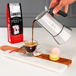 Bialetti Venus Induction espresso maker, 10 cups, steel