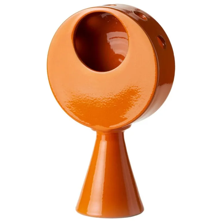 Bitossi Clock vase, 40 cm, orange