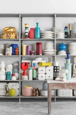 Bitossi F.2 sculpture, blue - green