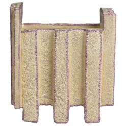 Bitossi Merlate vase, 50 cm, 28 x 20 x 27 cm, cream white - purple