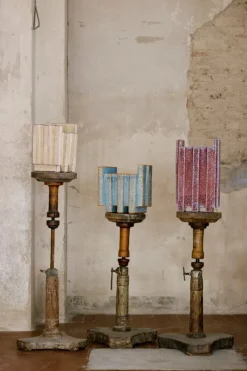 Bitossi Merlate vase 24 x 22 x 40 cm, bordeaux - purple