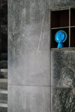 Bitossi Sun figure, 21 cm, Rimini blue