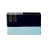 Bitossi Vase, rectangular, 22,5 x  35 cm, light blue - blue