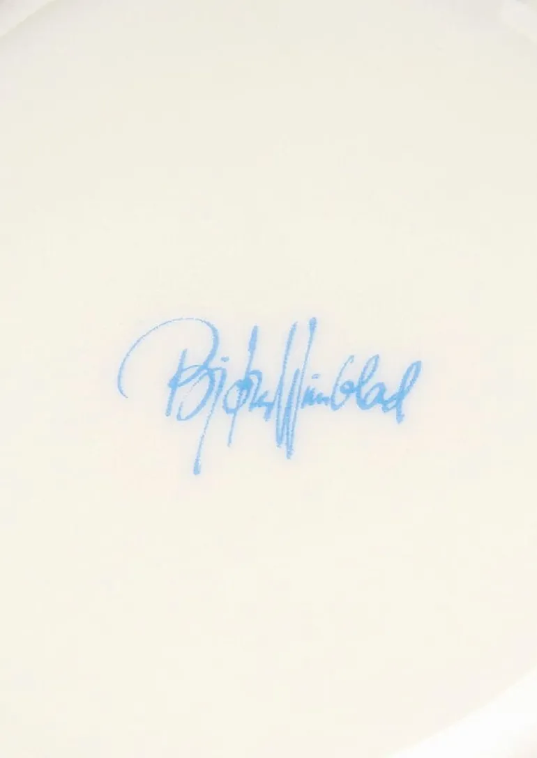 Bjørn Wiinblad Eva vase, 18,5 cm, blue