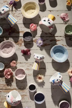 Bjørn Wiinblad Eva vase, 18,5 cm, blue