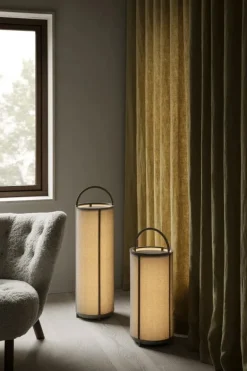 Blomus Tawa Mobile portable floor lamp, L, stone