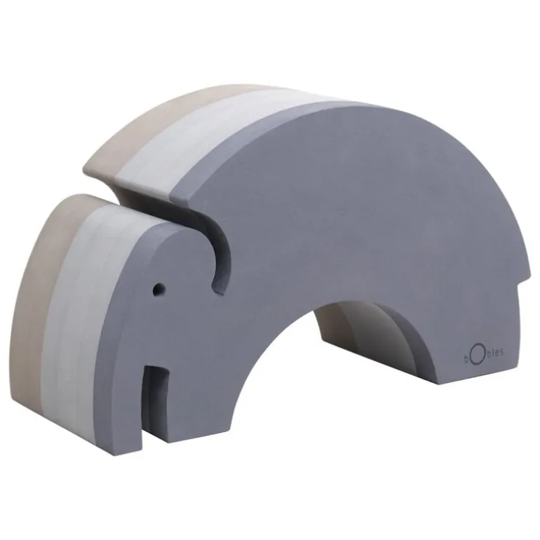 bObles Elephant, cloudy blue
