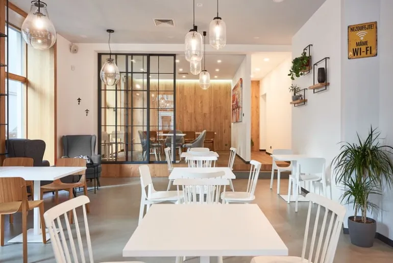 Bomma Lantern pendant, clear - black