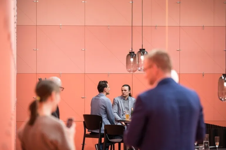 Bomma Lantern pendant, clear - black