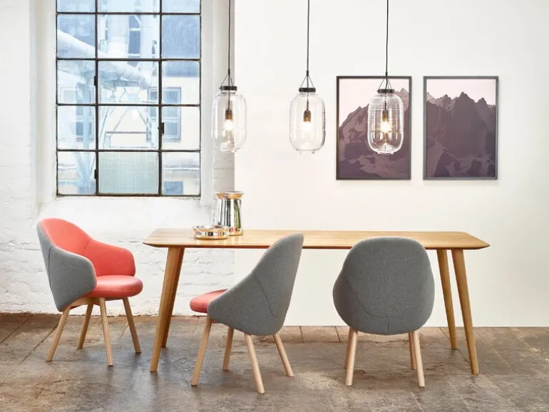 Bomma Lantern pendant, clear - black