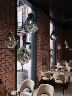 Bomma Soap pendant, large, silver