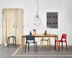 Bomma Tim pendant, medium, clear - black