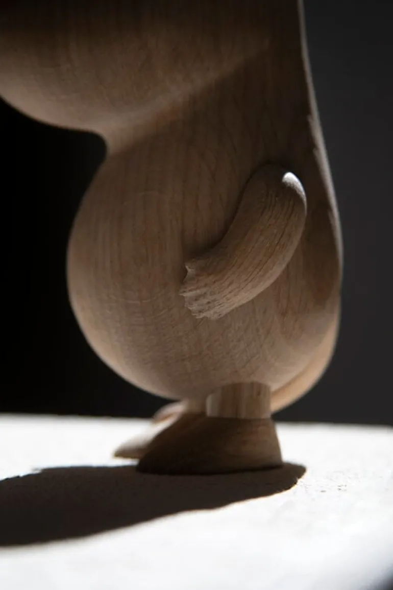 Boyhood Moomintroll figure, large, oak