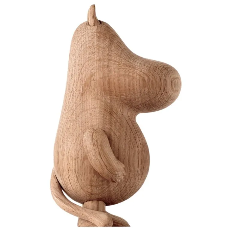 Boyhood Moomintroll figure, large, oak