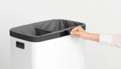 Brabantia Bo Laundry Bin Hi bag, 2 x 45 L