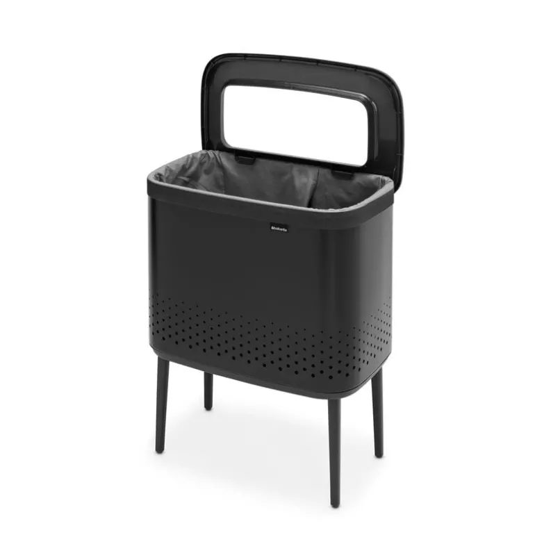 Brabantia Bo Laundry Bin, 60 L, matt black