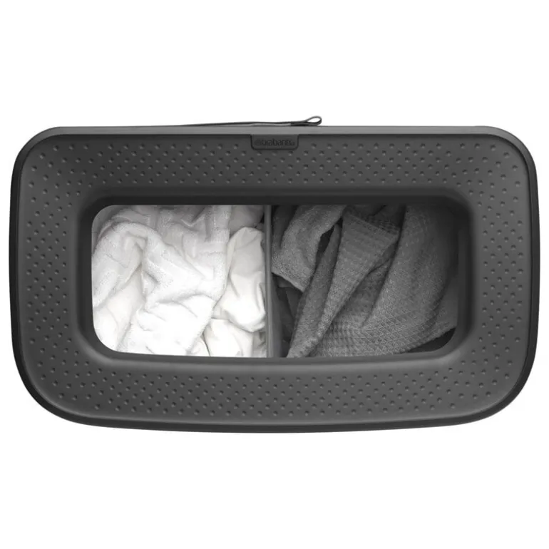 Brabantia Bo Laundry Bin Hi, 2 x 45 L, matt black