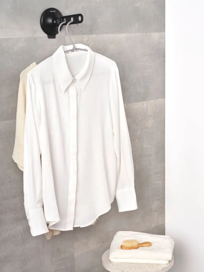 Brabantia Clothes hook with suction cup, black