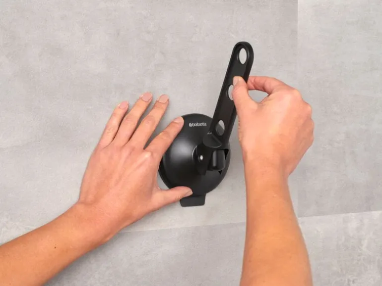 Brabantia Clothes hook with suction cup, black