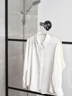 Brabantia Clothes hook with suction cup, black