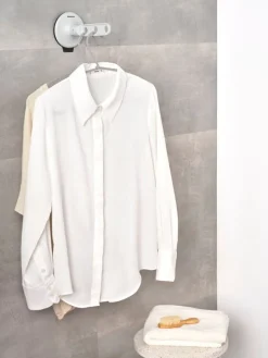 Brabantia Clothes hook with suction cup, light grey