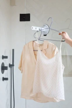 Brabantia Clothes hook with suction cup, light grey