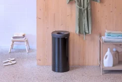 Brabantia Laundry bin 35L, matt black