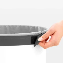 Brabantia Laundry bin 35L, white - cork lid