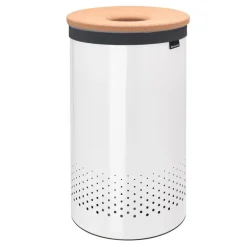 Brabantia Laundry bin 60L, white - cork lid