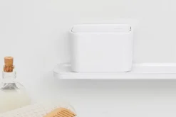 Brabantia MindSet bathroom waste caddy, mineral fresh white