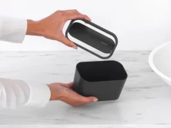 Brabantia MindSet bathroom waste caddy, mineral infinite grey
