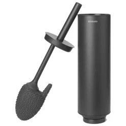 Brabantia MindSet toilet brush and holder, silicone, mineral infinite grey