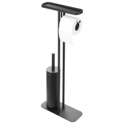 Brabantia MindSet toilet butler, silicone, mineral infinite grey