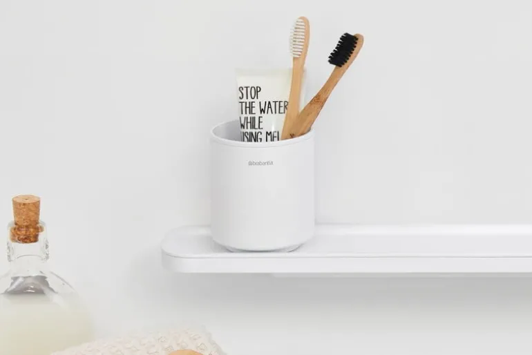 Brabantia MindSet toothbrush holder, mineral fresh white