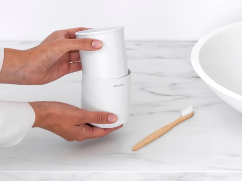 Brabantia MindSet toothbrush holder, mineral fresh white