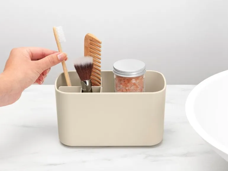 Brabantia ReNew bathroom caddy, soft beige