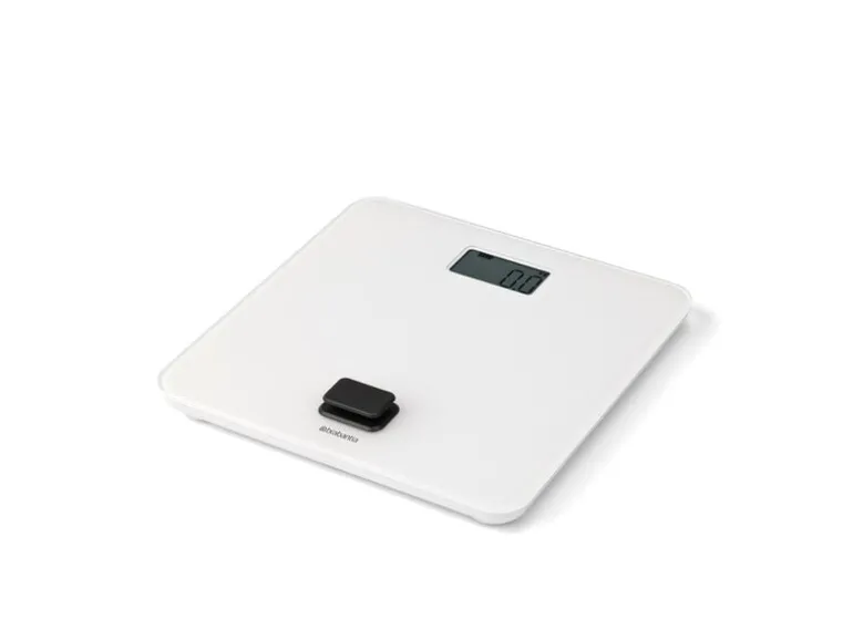Brabantia ReNew battery free bathroom scale, white
