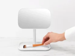 Brabantia ReNew mirror with storage tray, white