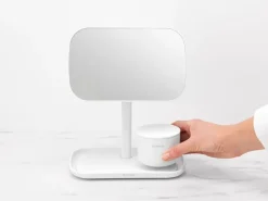 Brabantia ReNew mirror with storage tray, white