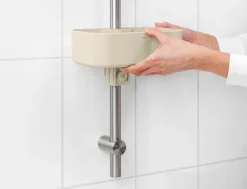 Brabantia ReNew shower caddy, soft beige