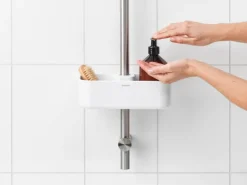 Brabantia ReNew shower caddy, white