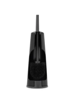 Brabantia ReNew toilet brush and holder, black