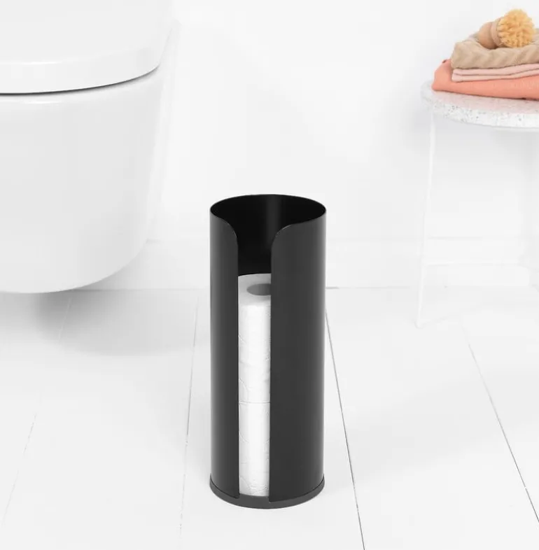 Brabantia ReNew toilet roll dispenser, black