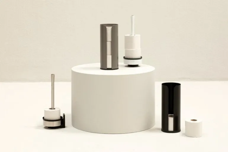 Brabantia ReNew toilet roll dispenser, black