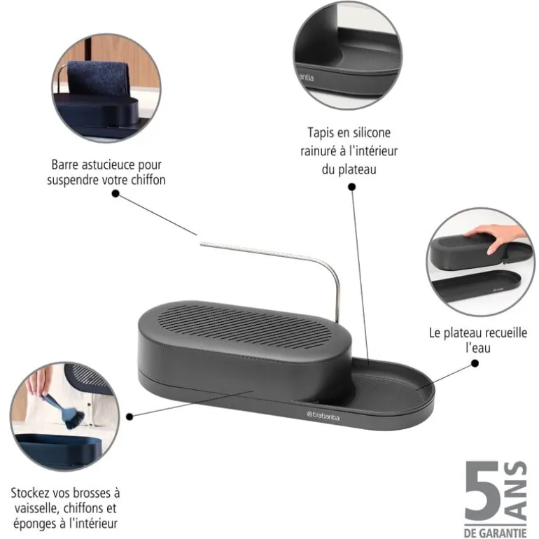 Brabantia SinkStyle organiser, Mineral Infinite grey