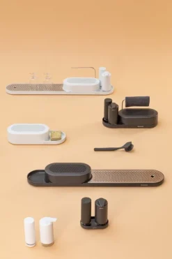 Brabantia SinkStyle organiser and drying tray, Mineral Infinite grey