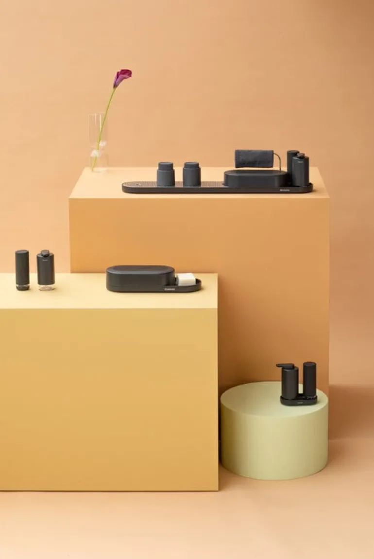 Brabantia SinkStyle soap dispenser, 200 ml, Mineral Infinite grey